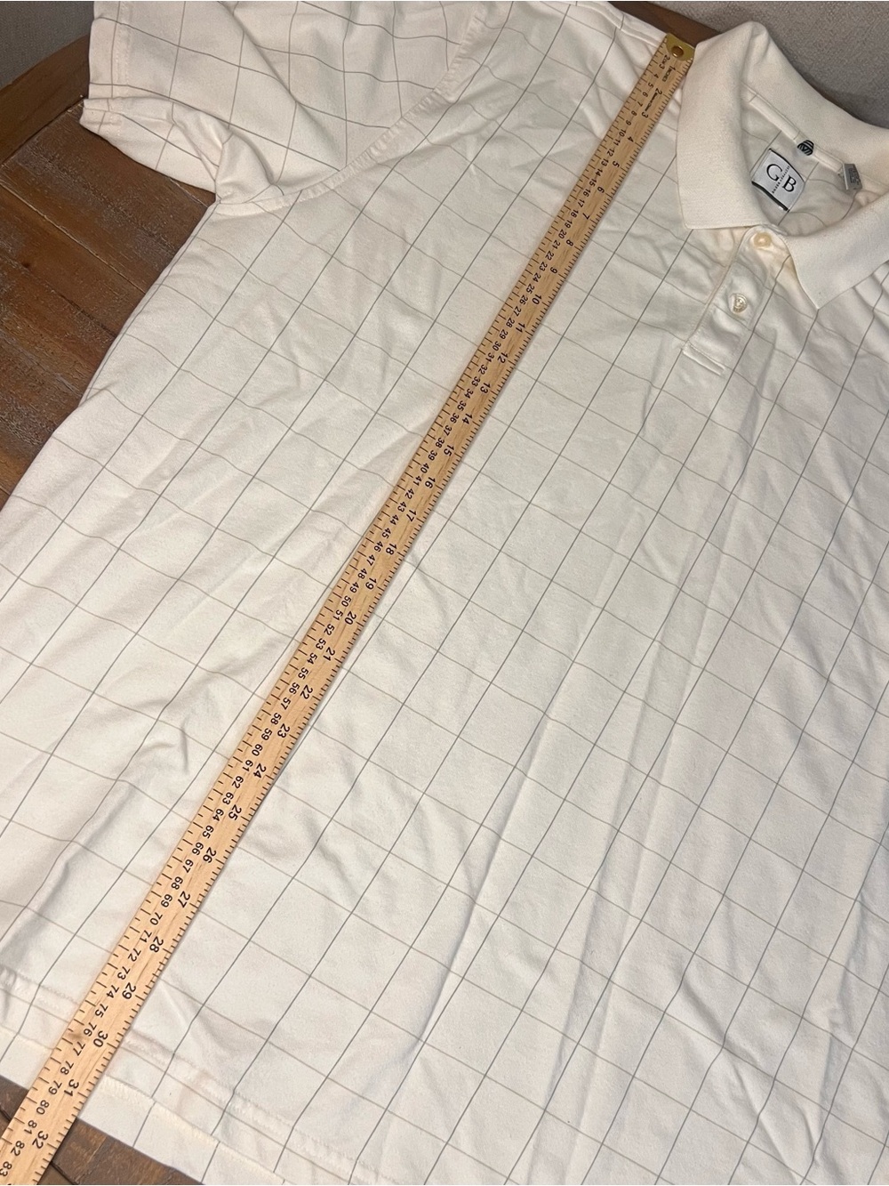 Geoffrey Beene Checkered Polo Shirt Size‎ 3XL - Picture 7 of 7